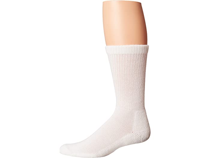 (取寄) ソロ メンズ アドバンス ダイアベティク クルー シングル ペア Thorlos men Advanced Diabetic Crew Single Pair White