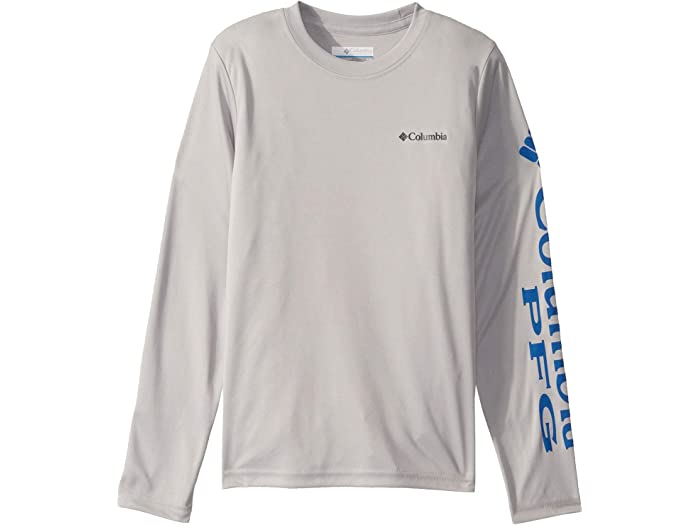 (取寄) コロンビア キッズ ボーイズ ターミナル タックル L/S ティー (リトル キッズ/ビッグ キッズ) Columbia Kids boys Terminal Tackle L/S Tee (Little Kids/Big Kids) Cool Grey/Vivid Blue