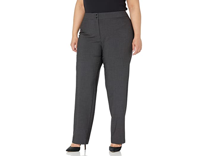 (取寄) カルバンクライン レディース ウィメンズ プラス サイズ キャリア パンツ Calvin Klein women Women's Plus Size Career Pant Charcoal
