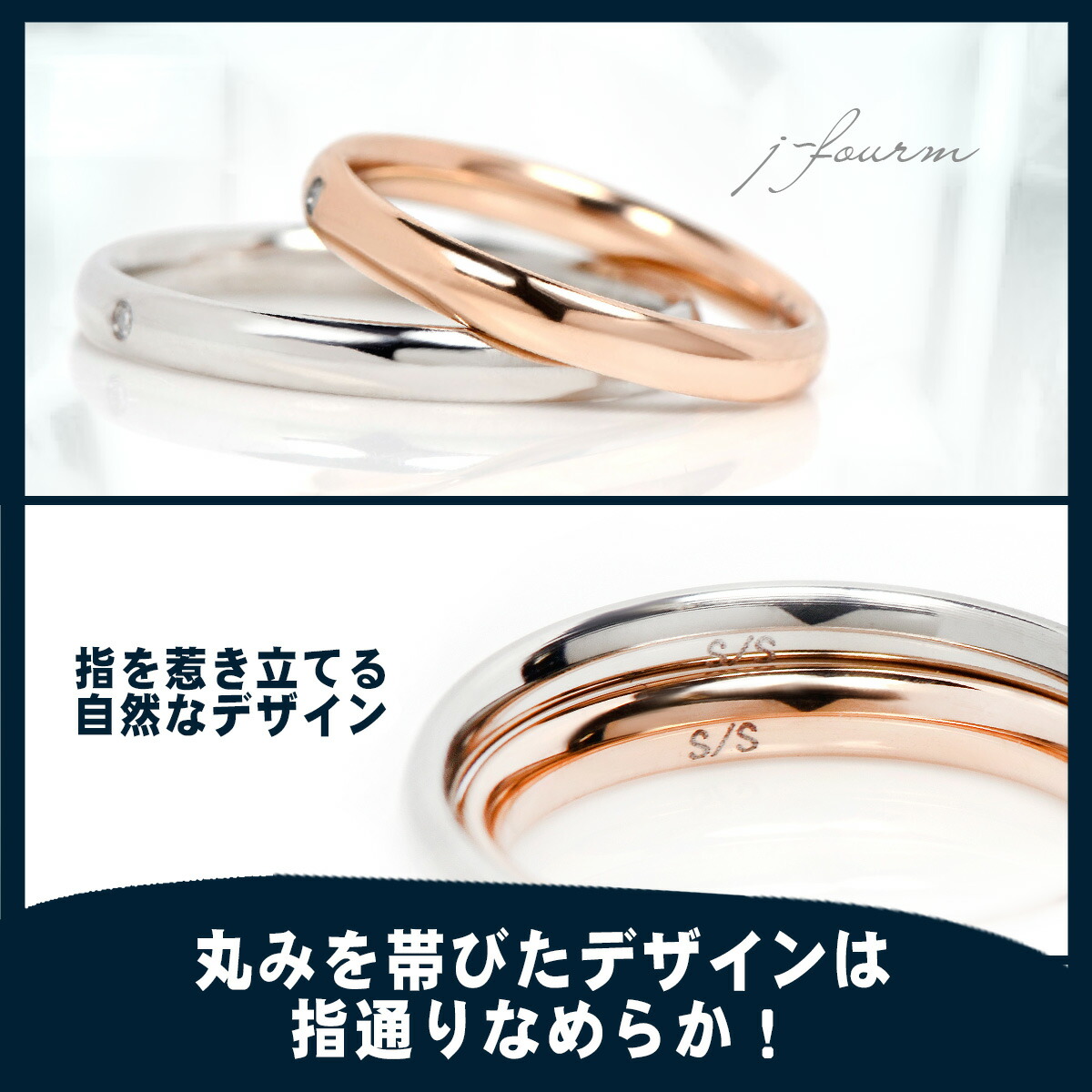 推奨 ペアリング ステンレス 刻印 無料 送料無料 金属アレルギーに優しい 2.5mm 甲丸リング ピンク イエロー ゴールド ブルー シルバー  ブラック 3号 5号 7号 9号 11号 13号 15号 17号 19号 21号 指輪 fourm クリスマス 母の日 レディース メンズ 男性