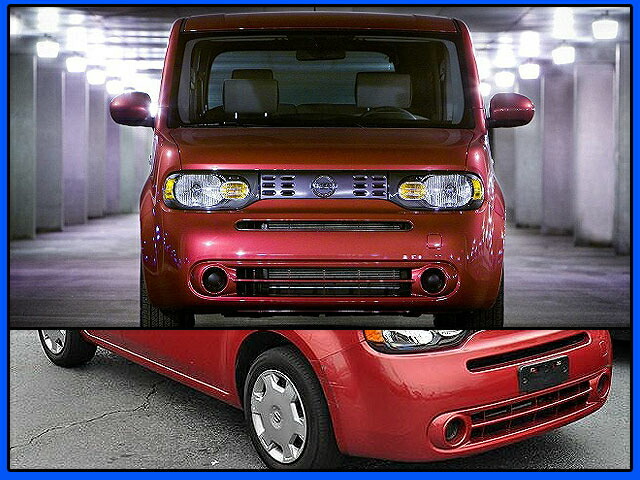 楽天市場 北米仕様ニッサン キューブz12純正フロントusフォグランプカバー左右2点 フォグ無し用 ジョンフラット町田店