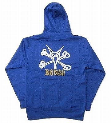 POWELL PERALTA パウエル RAT BONES PULLOVER HOOD ラットボーン プルオーバーフードスウェット パーカー 青 ロイヤルへザー 青色 パーカー-メンズファッション-トップス