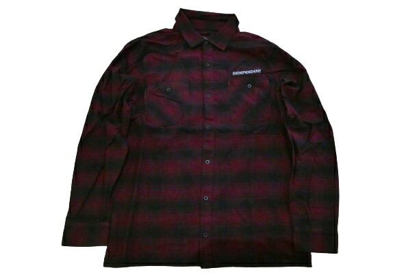 楽天市場】【 INDEPENDENT / BELMONT L/S FLANNEL / BLACK × GRAY