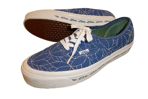 VANS バンズ  x ALVA SKATES アルバスケート AUTHENTIC 44 DX ANAHEIM FACTORY オーセンティック  INDIGO NAVY インディゴ 米国海軍