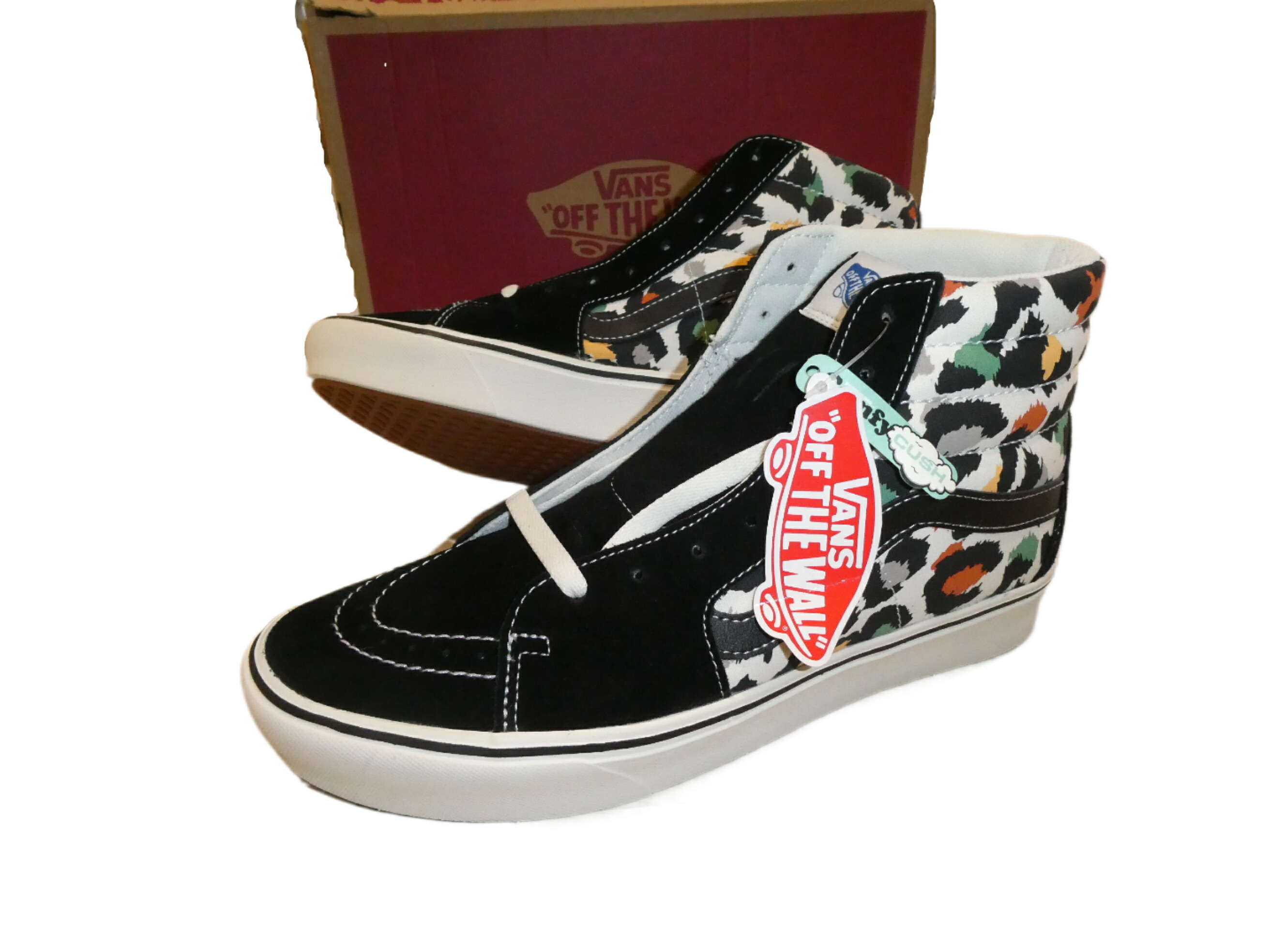 VANS VAULT ブラックスエード キャンバス レオパード US8.5 t21012103.jpg
