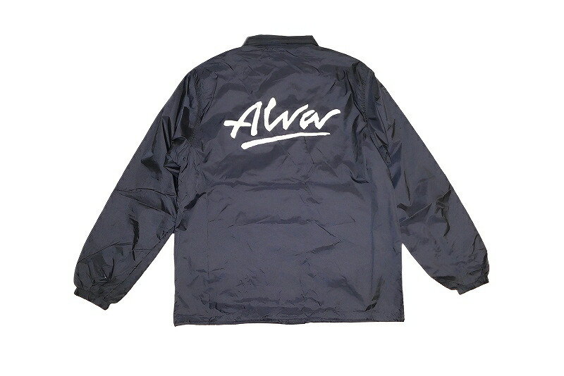 ALVA トニーアルバ TONY ALVA O.G LOGO 一風変わったロゴタイプ コーチジャケット ネイビーホワイト NAVY /WHITE 紺x白