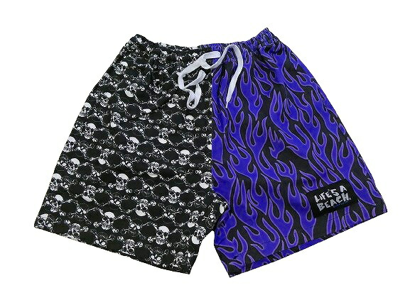 楽天市場】LIFE'S A BEACH ライフズアビーチ O.G SKULL SHORTS オリジナルスカル 総柄 イージー ショーツ ハーフパンツ  BLACK/WHITE ブラック 黒x白 : JONNY BEE