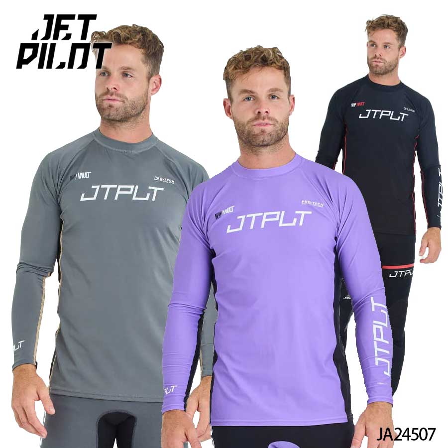 ジェットパイロット JETPILOT ラッシュガード メンズ 長袖 RX VAULT LS RASHIE ジェットスキー ウェア JA24507 2025新作