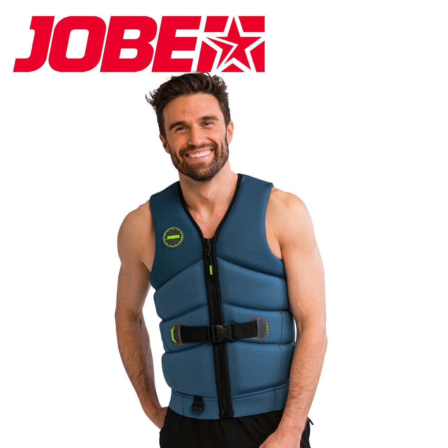 Jobe ジョベ ライフベスト ライフジャケット メンズ 男性用 救命胴衣 大人用 Men スティールブルー 244923009｜JSPTOKAI 店