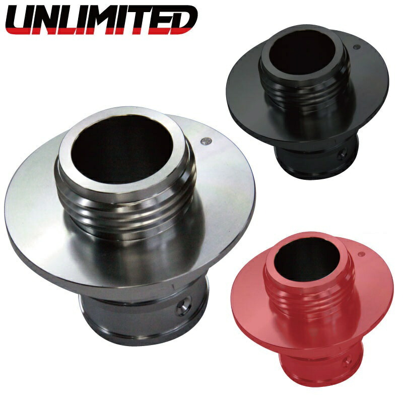 UNLIMITED ビレット フューエルフィーラー KAWASAKI / YAMAHA / SEADOO 対応 黒/銀/赤 UL53005