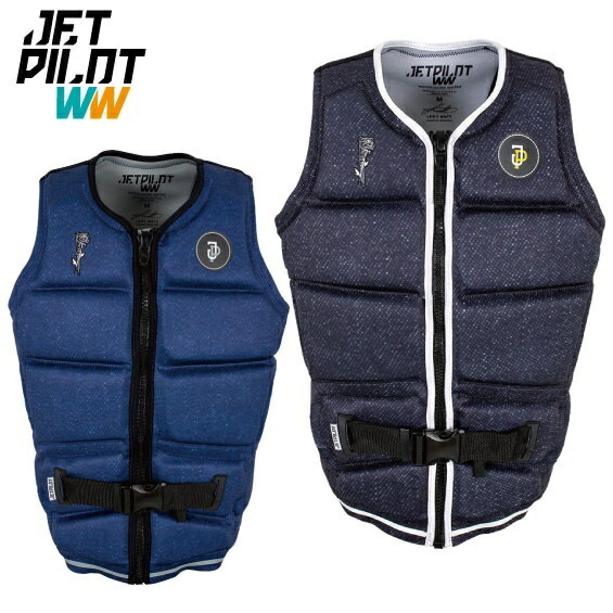 ジェットパイロット JETPILOT SALE ライフジャケット 大人用 メンズ レディース LEWY C4 F/F NEO VEST ウェイク SUP 黒/ネイビー M-XL JA21296｜JSPTOKAI 店