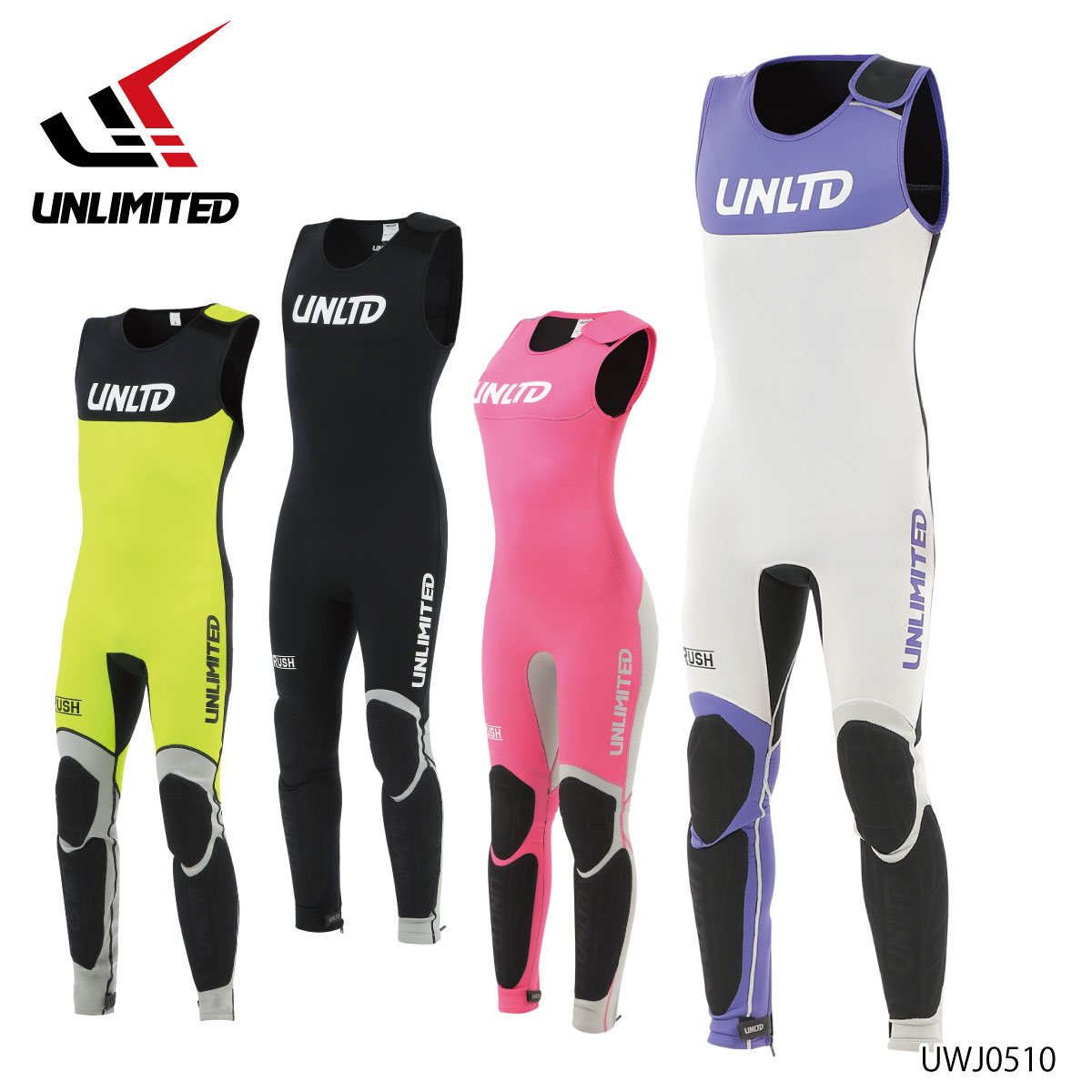 希少になる 楽天市場】UNLIMITED ウェットスーツ 単品 ロングジョン RUSH サーフィン・ボディボード