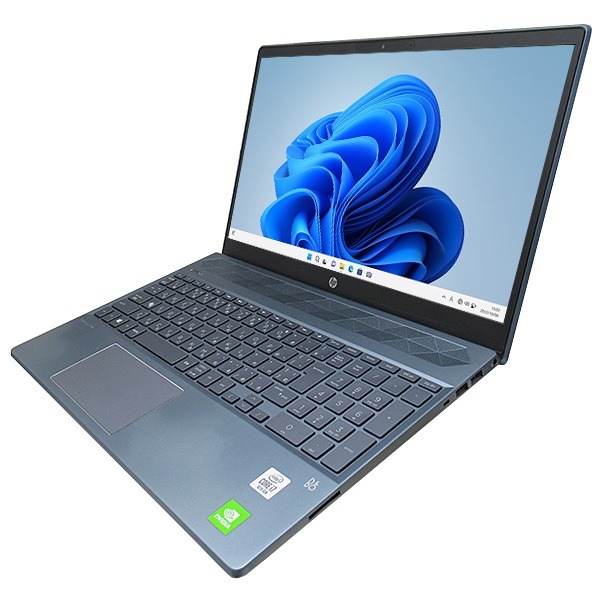 送料無料 2019年モデル HP Pavilion Laptop 15-cs3141TX Windows11 64bit WEBカメラ Geforce MX250 HDMI テンキー Core i7 1065G7 メモリー16GB 高速SSD256GB+HDD1TB 無線LAN A4サイズ 15インチ フルHD液晶 中古ノ