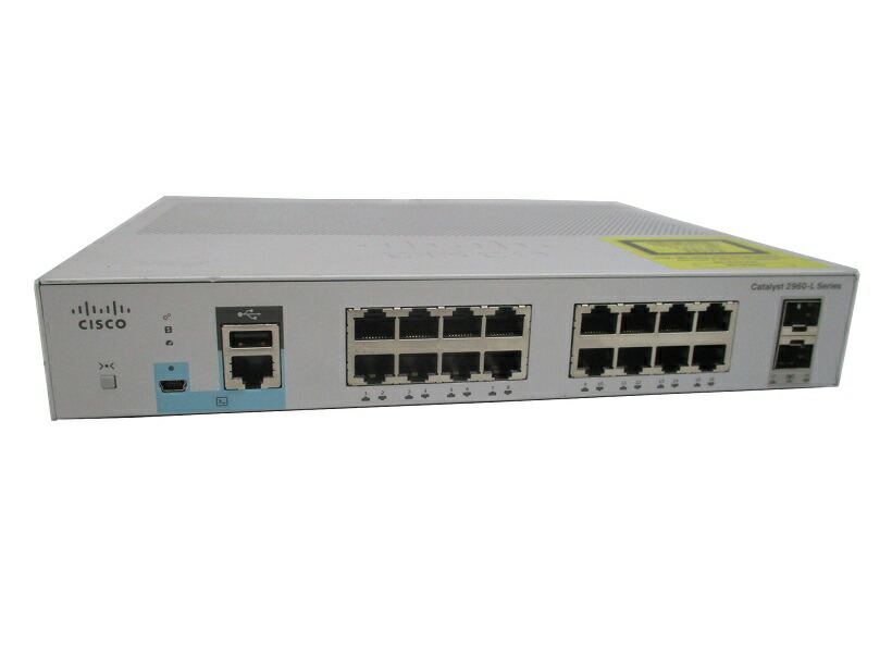 新品 Cisco Catalyst WS-2960L-16TS-LL スイッチ WS-C2960L-16PS-LL - Cisco Catalyst 2960L PoE スイッチ 16