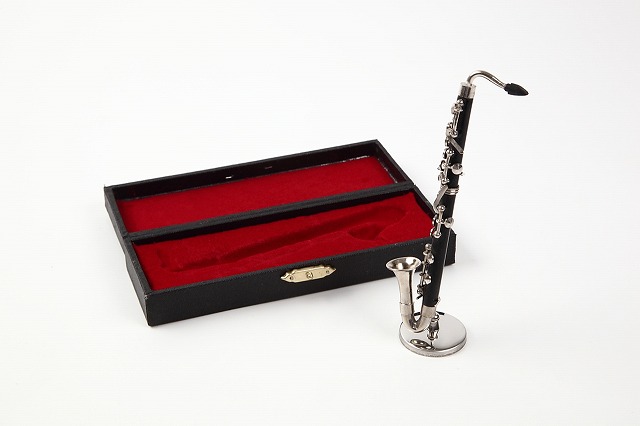 クラリネット 模型 アンティーク 楽天市場】ミニチュア楽器 バスクラリネット 約1/6サイズ SUNRISE