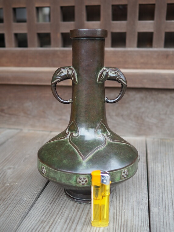 中国年代物　清時代　花瓶　陶磁器　骨董品 中国 清時代☆大型花瓶 染付 唐物 骨董品 古美術（清時代 中国古