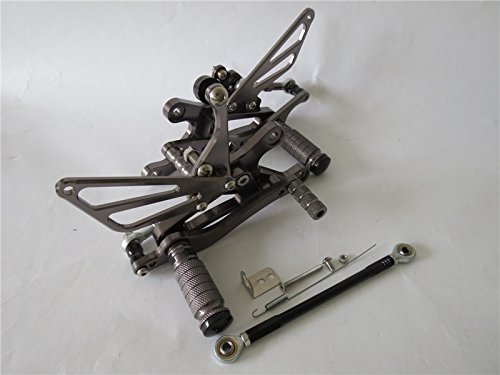 ヤマハ YZF-R1 1998-2003年 調整式　バックステップCNC 灰