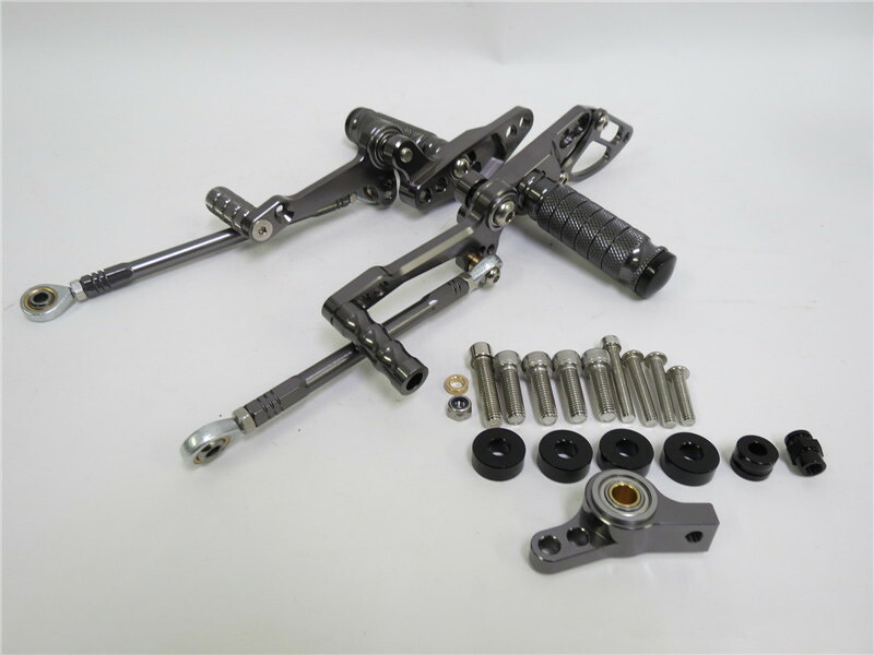 DUCATI STREETFIGHTER 調整式 バックステップ CNC加工 灰