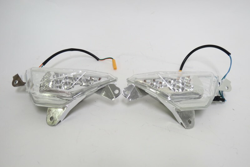 LEDウィンカー NINJA250 EX250L Ninja400 EX400E Ninja300 EX300 ninja650 左右セット クリア