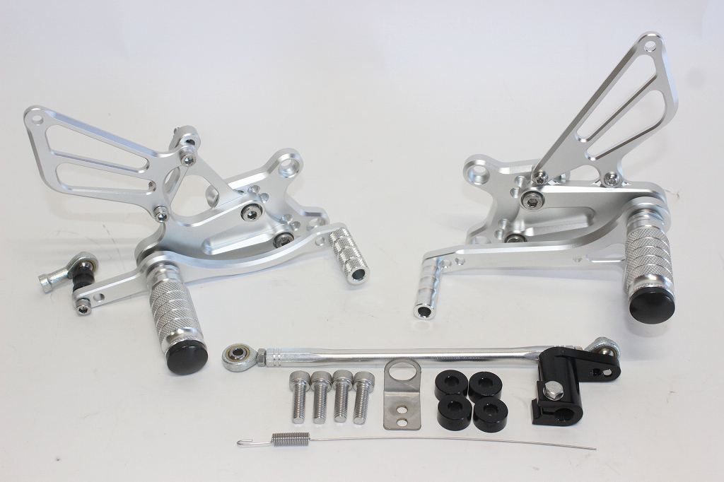 HONDA用 CBR954 2002-2003 バックステップ CNC加工 銀
