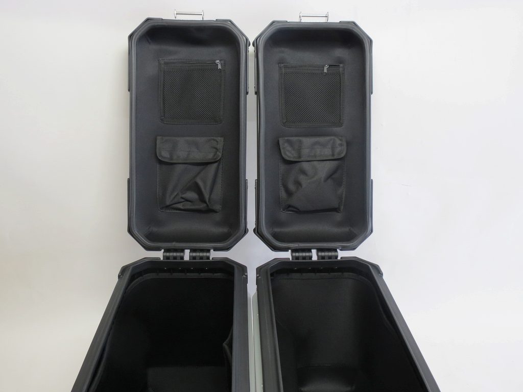 アルミケース リアボックス45L-A＋サイドボックス38LX2-B 汎用可 ツーリングボックス 3点セット バイク用品 