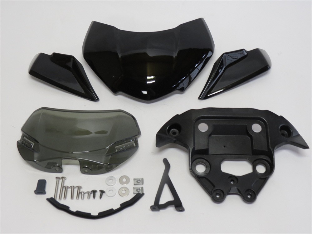 Triumph用 Speed Triple 1200 2021年以降 スクリーンカウルセット ウインドシールド 黒艶ありX茶