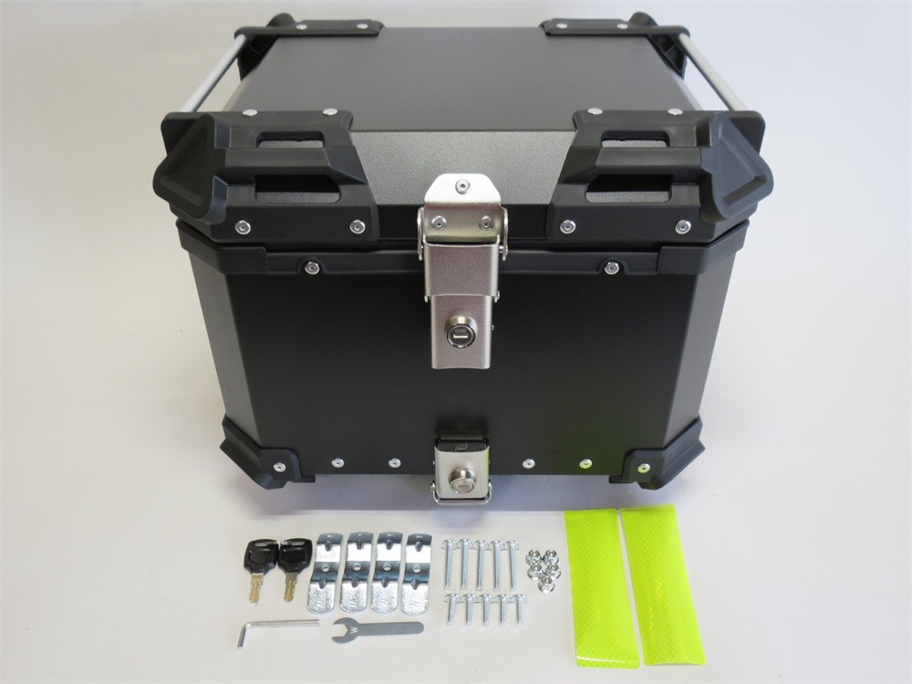 アルミトップケース 36L リアボックス ツーリングボックス 汎用 黒 11,154円