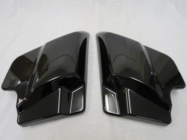 harley サイドカバー 標準サドルバック延長用 スムース　2014-　黒｜海展貿易shop