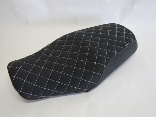 GB350 2021以降 10mm アップ カスタムシート 黒 ダイヤモンド Aタイプ