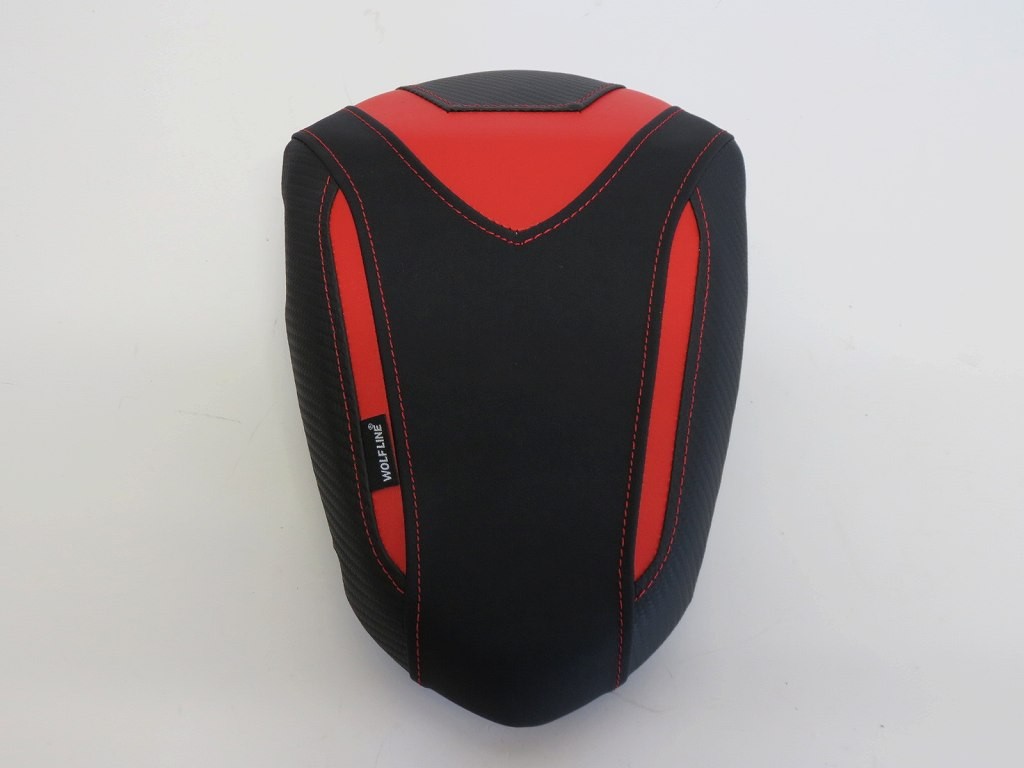 TRIUMPH用 STREET TRIPLE 765 S / R / RS 2020-2024 カスタム リアシート 10mm アップ 赤