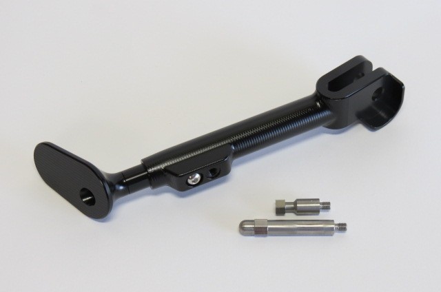 YZF R25 YZF R3 R3 MT-03 MT03 2014-2025 CNC アルミ サイドスタンド 高さ調整可能 黒 #37 9,867円
