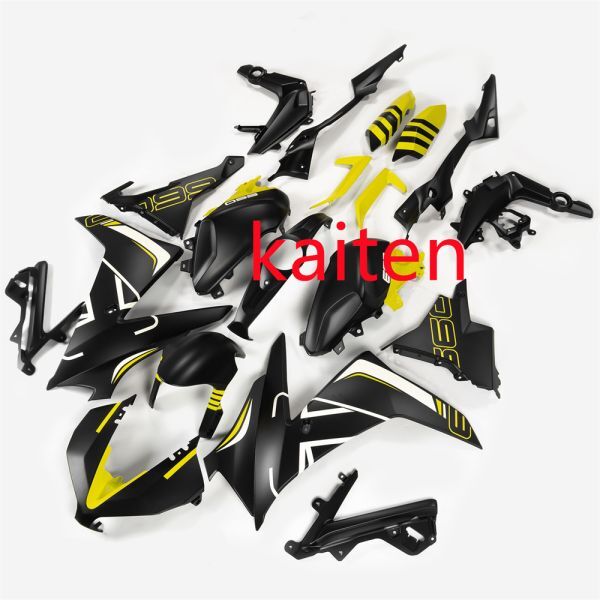 ※代引不可※TRIUMPH用 デイトナ660 Daytona 660 2024 以降 カウルキット 外装セット 黒艶なしX白X黄