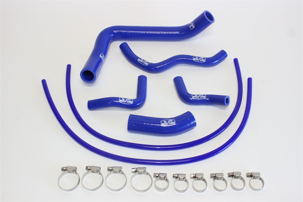 gsx-8s GSX-8S 2023 以降 シリコン ラジエターホース 青 7p
