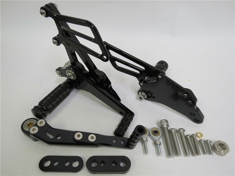 CNC 調整式 gsx-r1000 2009-2016 K9 バックステップ 黒 15,373円