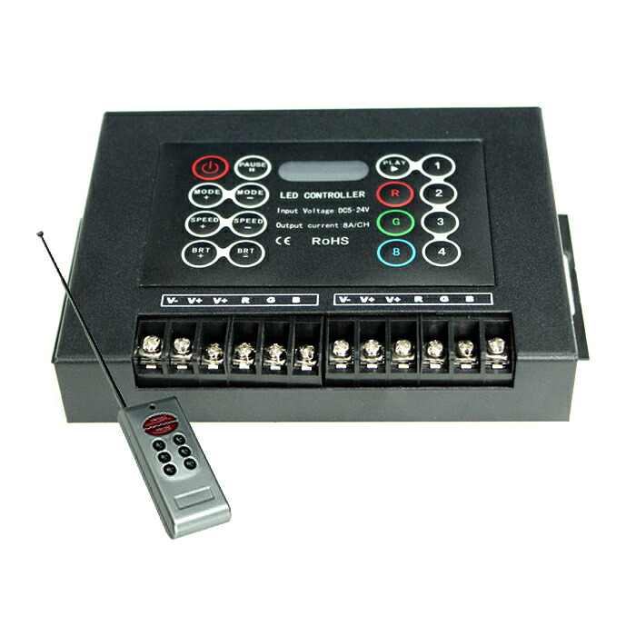 8Ax3chx2系統 RGBコントロールユニット RFリモコン付 RF48A