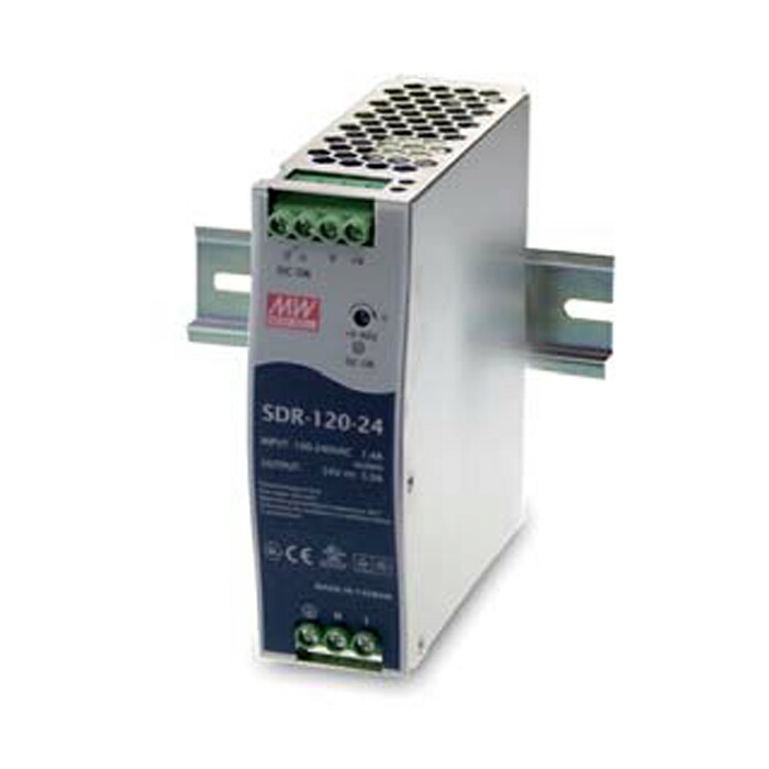 スイッチング電源 24V 5A 120W 直流安定化電源 DINレール対応 Meanwell SDR-120-24