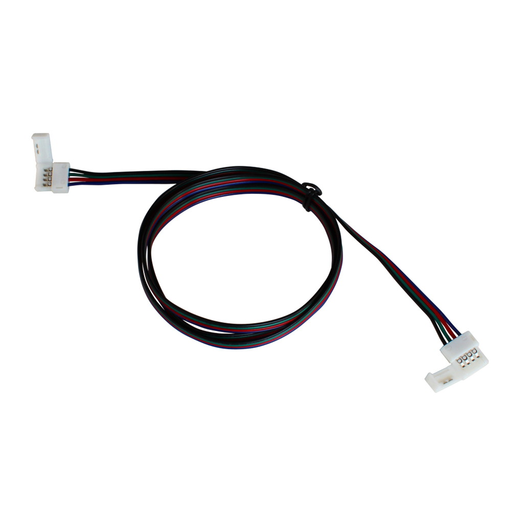 楽天市場 Kaito5577 10個 10mm 非防水 Rgbテープライト用 接続ケーブル コネクタ 両端子 1m Ledテープ 電子部品 販売 海渡電子