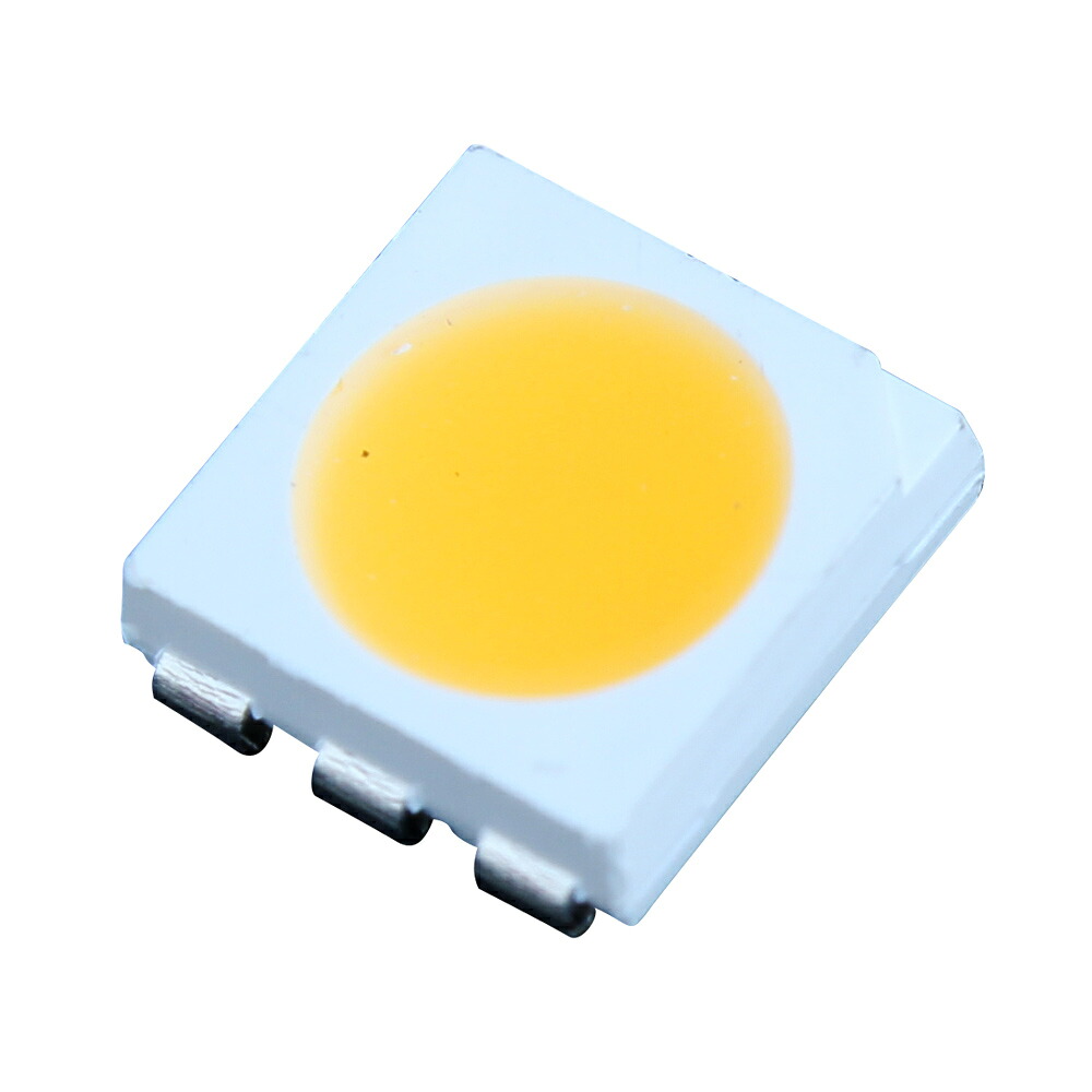 【楽天市場】LED チップ 3CHIP 5050SMD 電球色 Edison ET-5050X-3F1W 50個:ledテープ 電子部品 販売 ...
