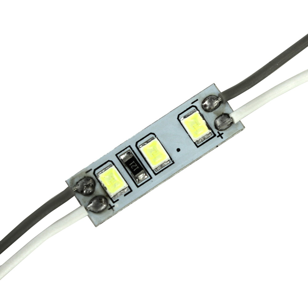 3LEDモジュール 非防水 2835SMD 12V 白色 0.7cm×2.4cm 20連 1セット 名作