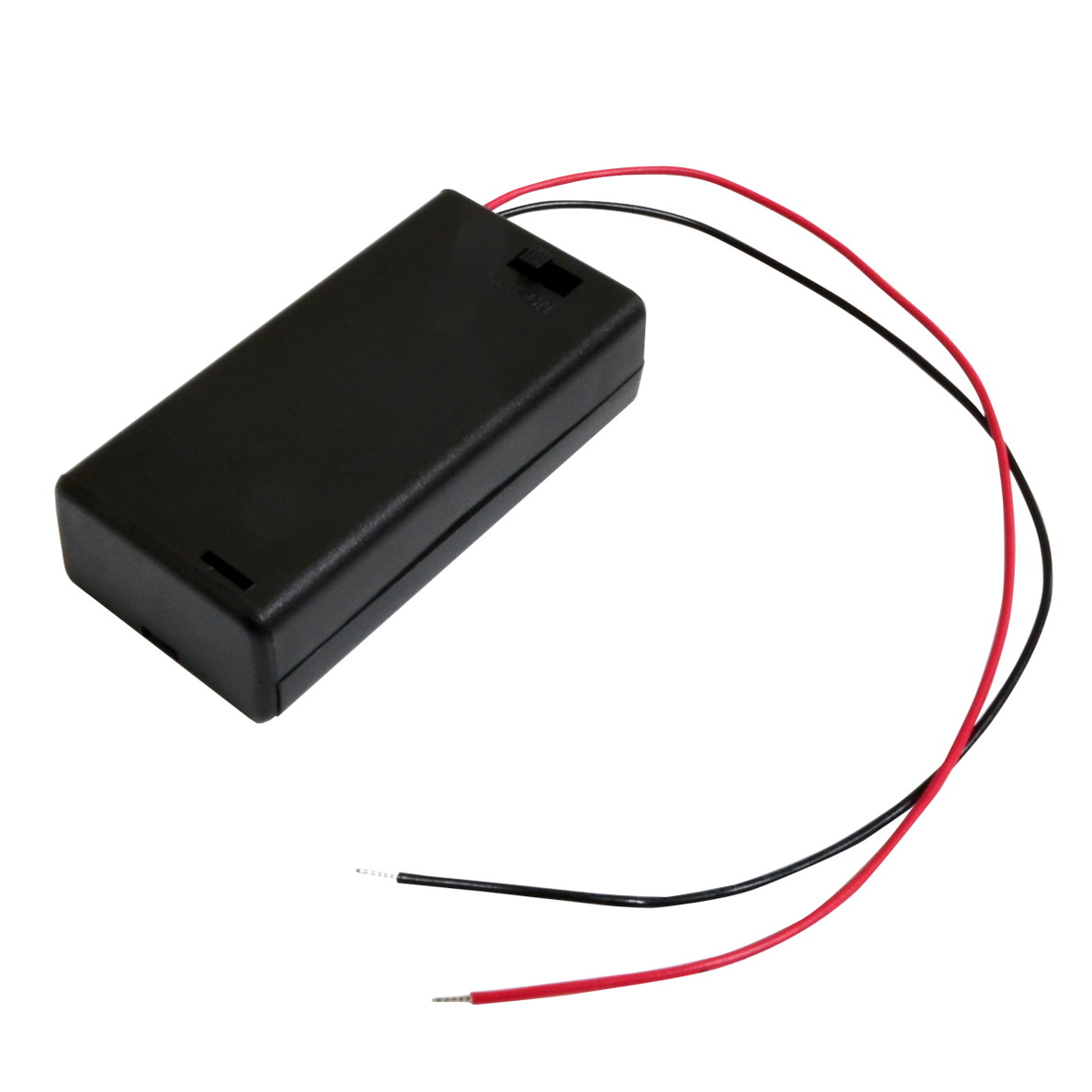 楽天市場 6473 1個 電池ボックス 単4乾電池 2本 Sbh 421 1as フタ スイッチ付 ケーブルcm Ledテープ 電子部品 販売 海渡電子