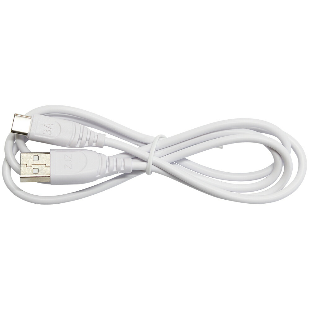 楽天市場 0339 100個 Usb充電ケーブル 1m 白 Type C 急速充電 データ転送不可 Ledテープ 電子部品 販売 海渡電子