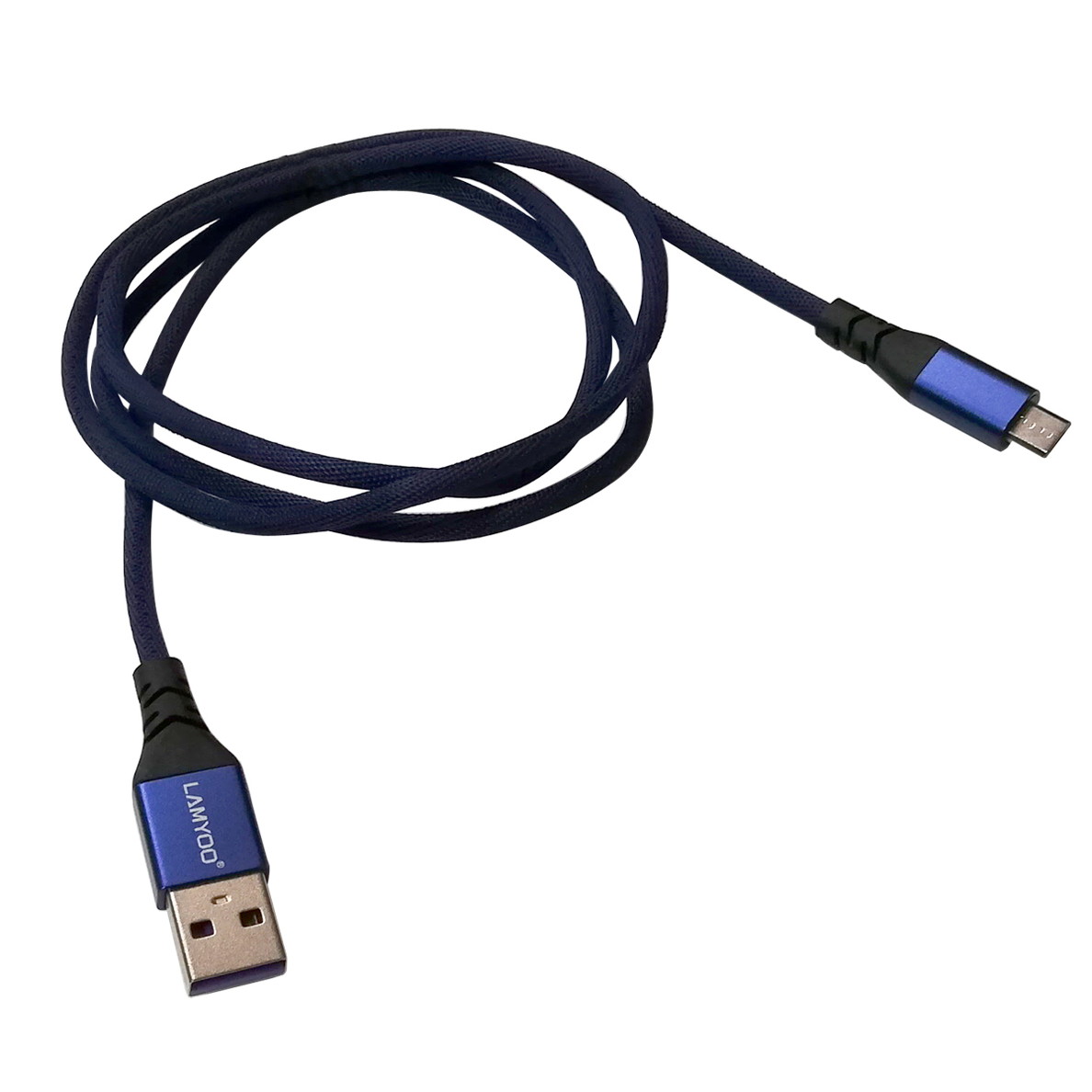 楽天市場】USB 充電ケーブル 1m 青 microUSB 急速充電 データ転送対応 3A 10個 : ledテープ 電子部品 販売 海渡電子