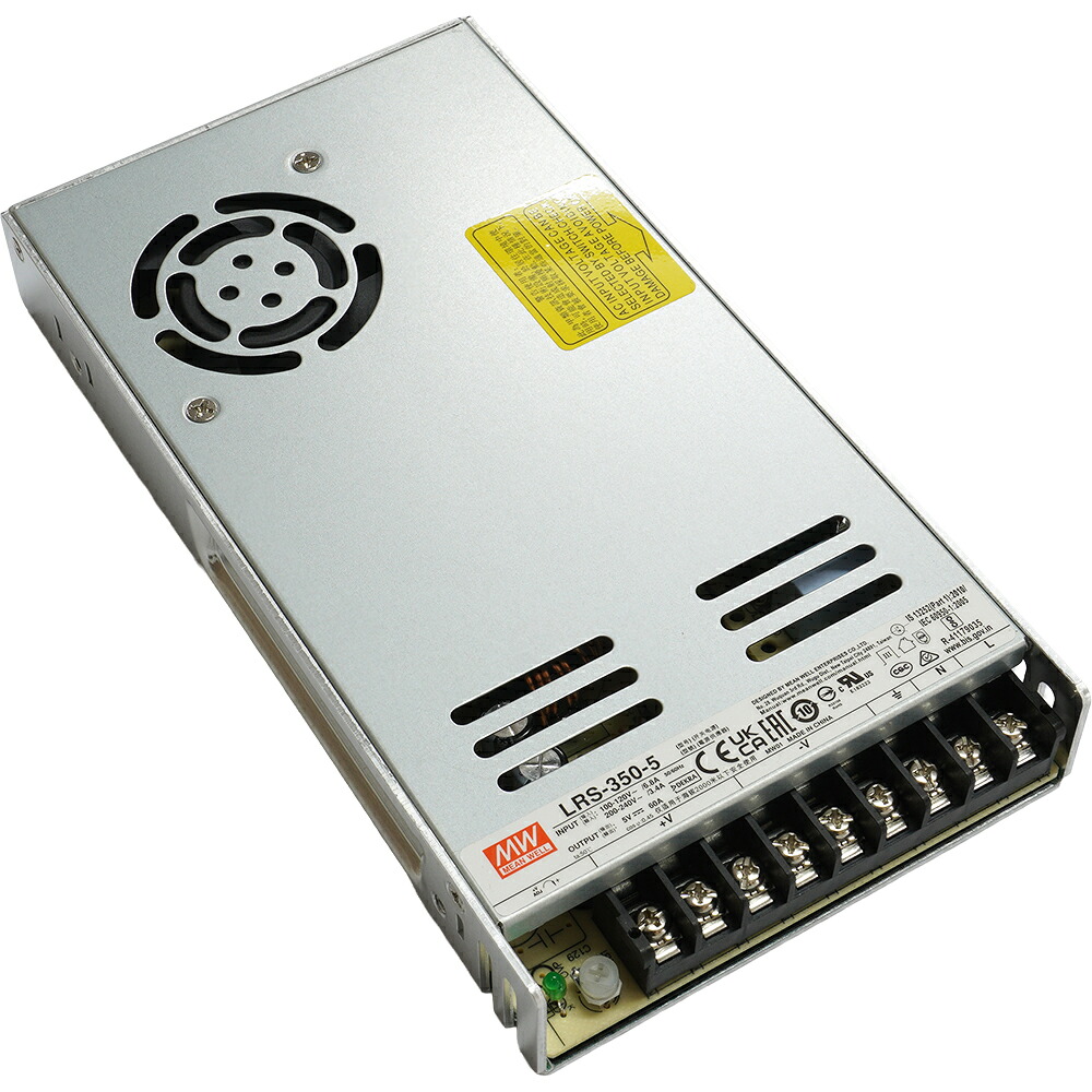 スイッチングワット数 5V 60A 300W 直流兼ね合い化ワット数 Meanwell LRS-350-5 金属元素製