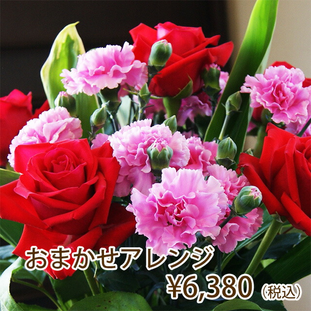 母の日 2026 プロにおまかせ フラワーアレンジ 6380円 当日発送 即日配送 本日お届け 今日届く 豪華 新鮮 おしゃれ 季節の花 お正月 お歳暮 仏花 法要 命日 お供え 誕生日 記念日 開店祝い 結婚祝い お祝い プレゼント 贈答用 送料無料 花ギフト