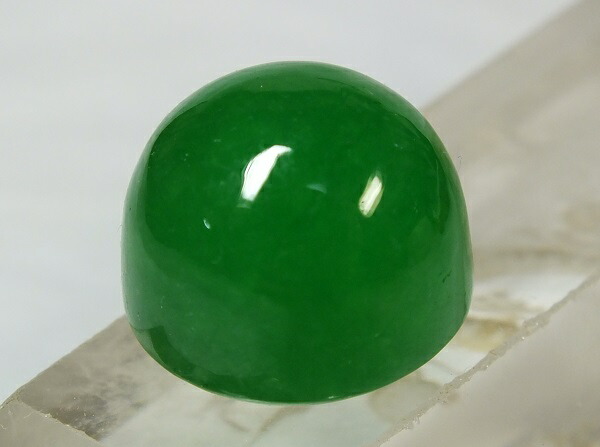 ■龍香堂■☆ミャンマー氷種翡翠（アイスジェダイト）丸型ルース（１８ｍｍ）ｙ9