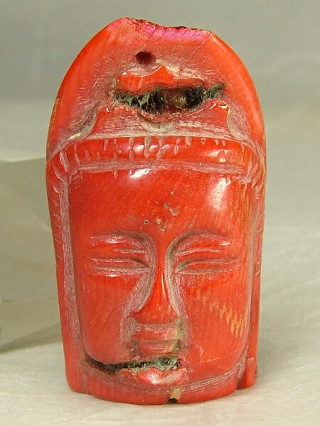 楽天市場】□龍香堂□☆椰子（タグアナッツ）根付「観音頭像」 : 龍香堂