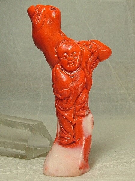 珊瑚　観音像　置物　彫刻 imgrc0066959111.jpg