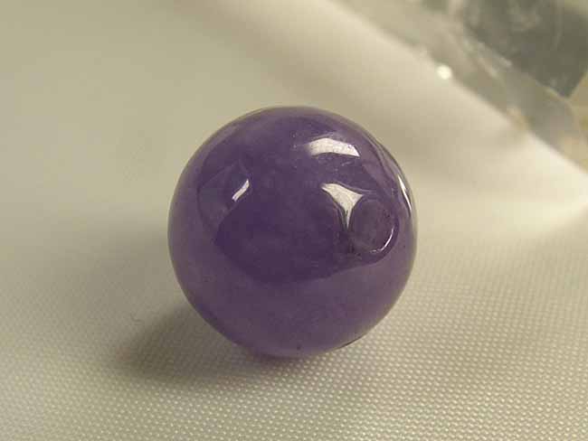 絶品　ミャンマー翡翠１６mmラベンダーブレスレット 絶品 ミャンマー翡翠16mmブレスレット 絶品 ミャンマー翡翠