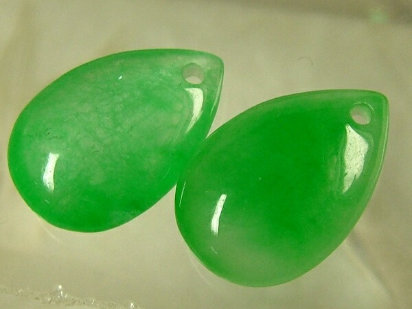 楽天市場】□龍香堂□☆ミャンマー氷種翡翠（アイスジェダイト）雫型