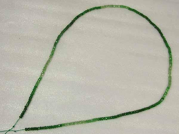 ■龍香堂■☆アクセ用 多面カットグリーンガーネット